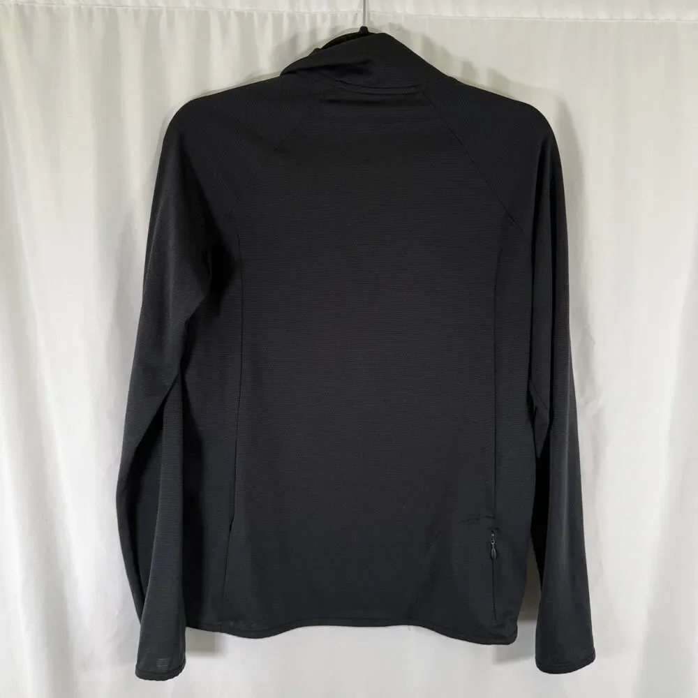 Under Armour Run Jacket Women's Medium Black 1/4 Zip Long Sleeve Pullover